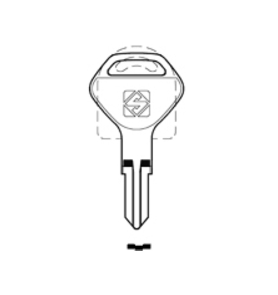 SILCA MER41 CHIAVE PROFILO OTTONE