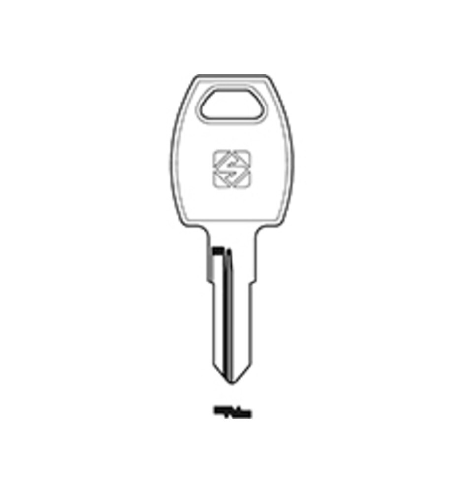 SILCA MER46R CHIAVE PROFILO ACCIAIO