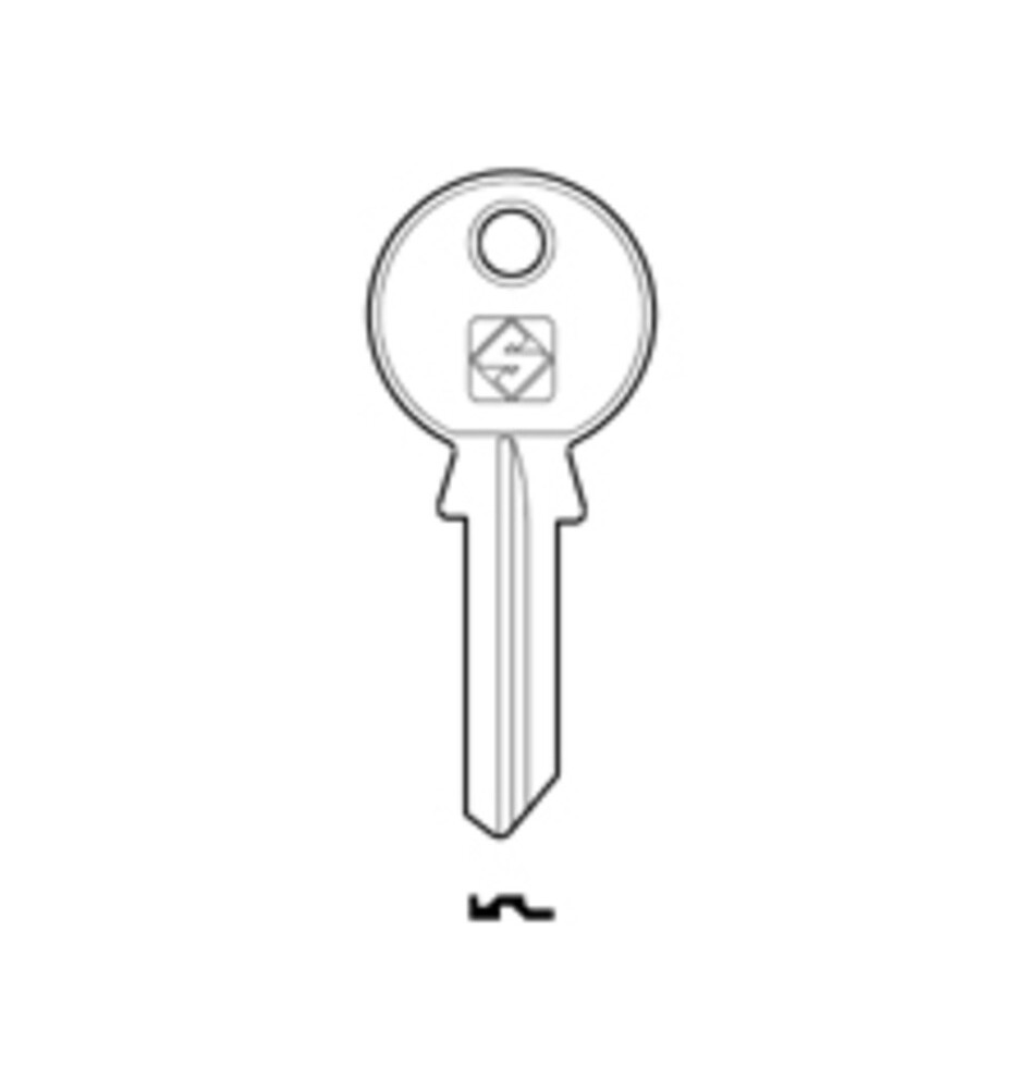 SILCA MH2 CHIAVE PROFILO OTTONE