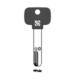 SILCA MTK17RP CHIAVE PUNZONATA NICHEL (262)