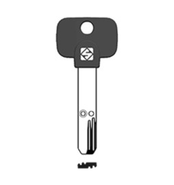 SILCA MTK19P CHIAVE PUNZONATA NICHEL (225)