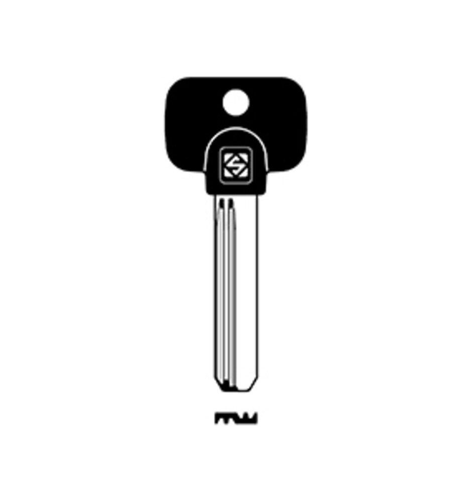 SILCA MTK4RP CHIAVE PUNZONATA OTTONE