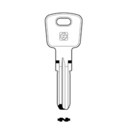 SILCA OC3 CHIAVE PUNZONATA OTTONE