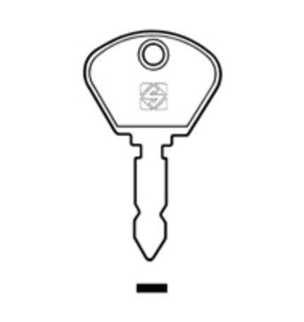 SILCA OM1 CHIAVE AUTO FERRO