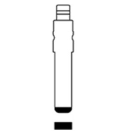 SILCA SIP22CH CHIAVE INSERTO P/RADIOC UNIV AUTO ACCIAIO