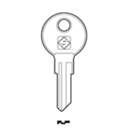 SILCA SS13 CHIAVE PROFILO OTTONE