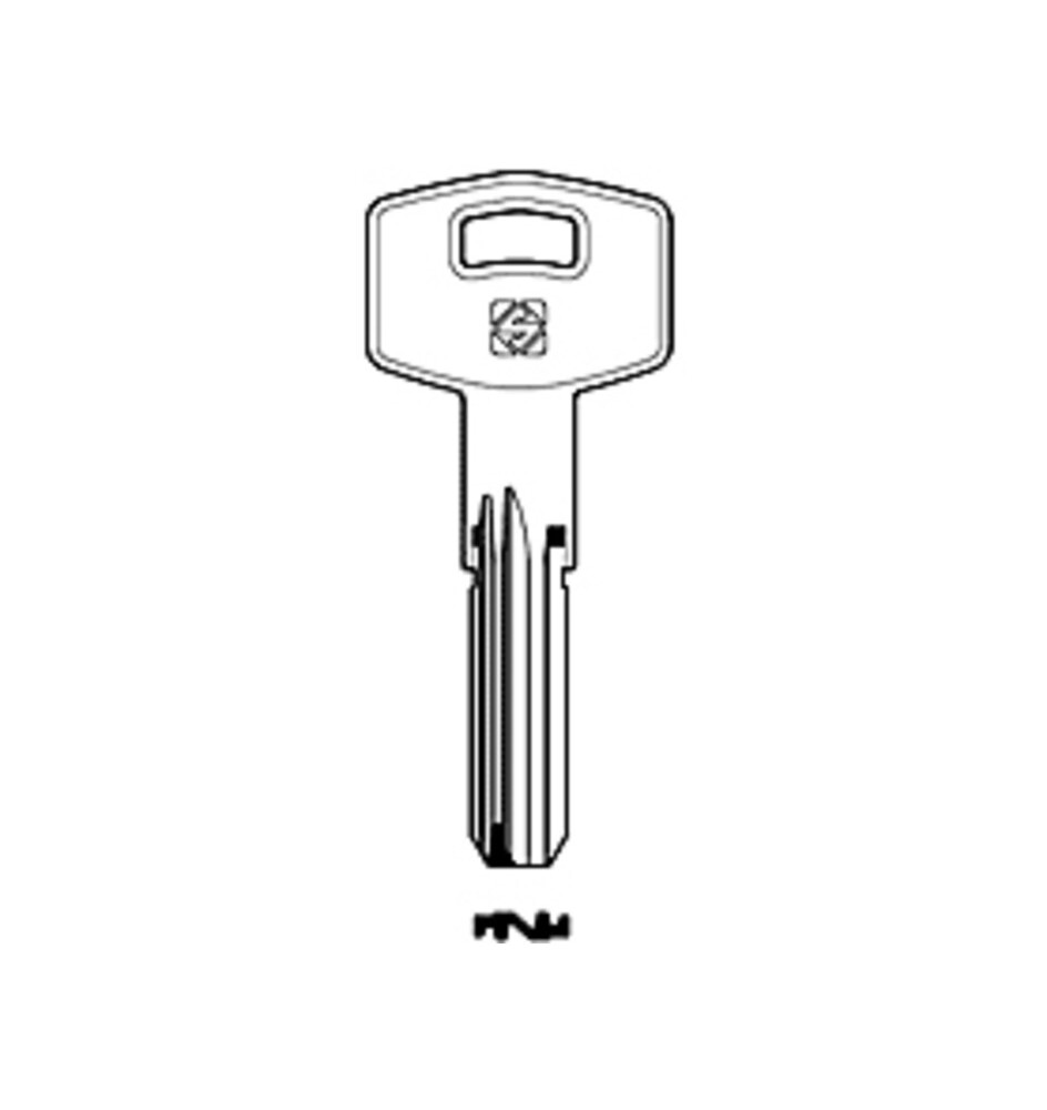 SILCA STU6R CHIAVE PUNZONATA OTTONE