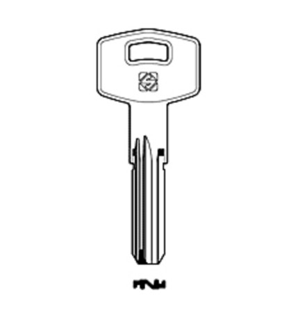 SILCA STU6R CHIAVE PUNZONATA OTTONE