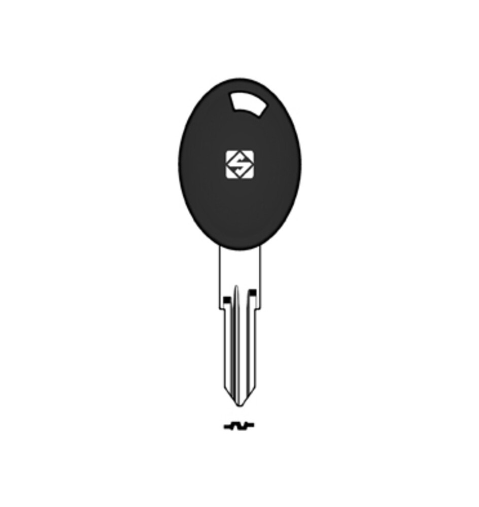 SILCA TAT1TE CHIAVE TRANSPONDER VUOTA OTTONE