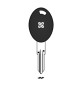 SILCA TAT1TE CHIAVE TRANSPONDER VUOTA OTTONE