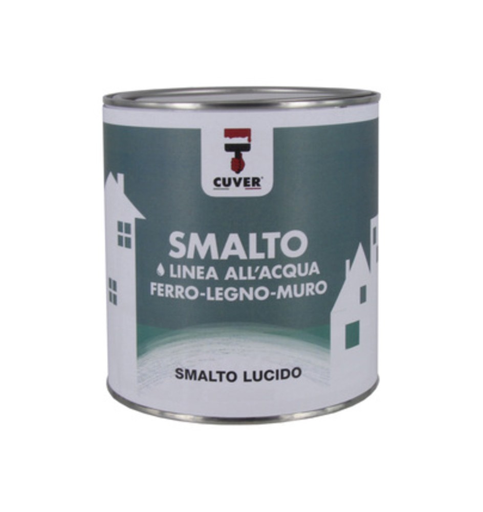 SMALTO LUCIDO ALLACQUA CUVER 0,75 L BIANCO