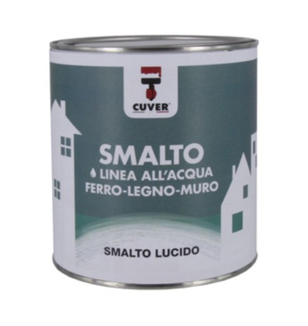 SMALTO LUCIDO ALLACQUA CUVER 0,75 L BIANCO