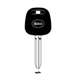 SILCA TOY43TE CHIAVE TRANSPONDER VUOTA OTTONE