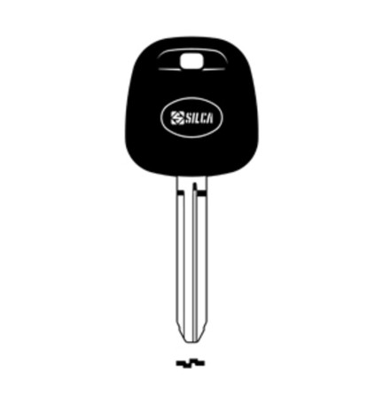 SILCA TOY43TE CHIAVE TRANSPONDER VUOTA OTTONE