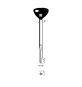 SILCA XY10P CHIAVE CROCE TESTA PLASTICA
