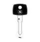 SILCA YM15TE CHIAVE TRANSPONDER VUOTA OTTONE