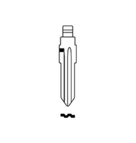 SILCA YM28CH CHIAVE INSERTO P/RADIOC IRFH (OPEL)