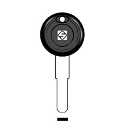 SILCA ZD30TE CHIAVE TRANSPONDER VUOTA OTTONE