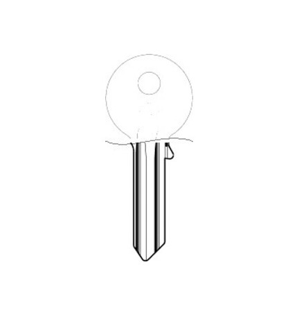 SILCA UL050DZ1 CHIAVE PROFILO SILKY OTTONE