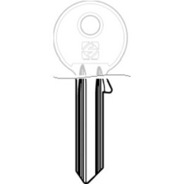 SILCA UL051DZ1 CHIAVE PROFILO SILKY OTTONE
