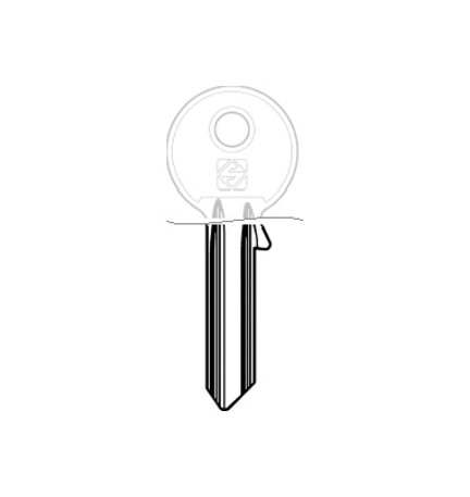 SILCA UL051DZ1 CHIAVE PROFILO SILKY OTTONE