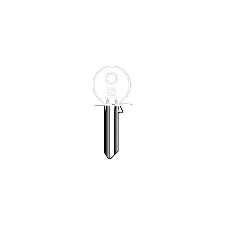 SILCA UL051DZ1 CHIAVE PROFILO SILKY OTTONE
