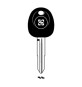 SILCA SSY4RTE CHIAVE TRANSPONDER VUOTA OTTONE