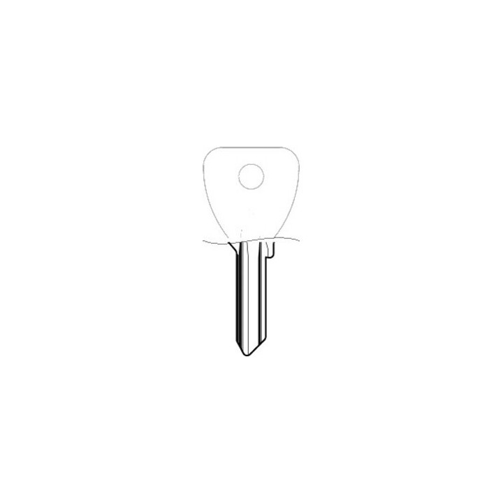 SILCA OC074SL CHIAVE PROFILO SLIM COLOR OTTONE