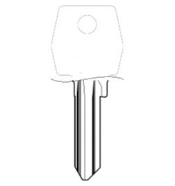 SILCA AGB1RDZ CHIAVE PROFILO SILKY OTTONE