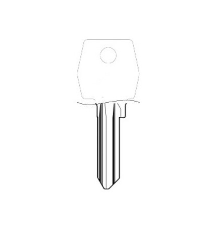 SILCA AGB1RDZ CHIAVE PROFILO SILKY OTTONE