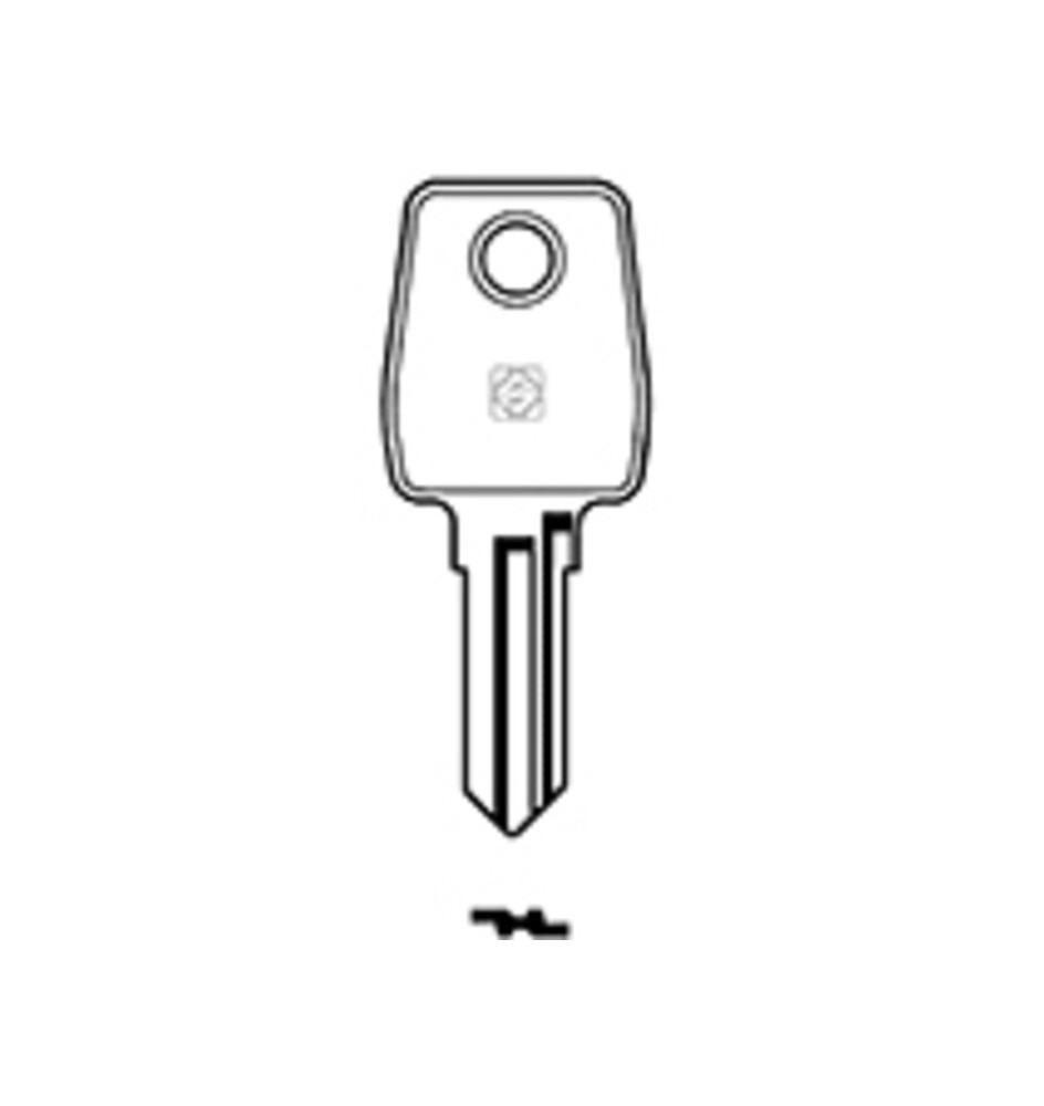 SILCA LF23R CHIAVE PROFILO OTTONE