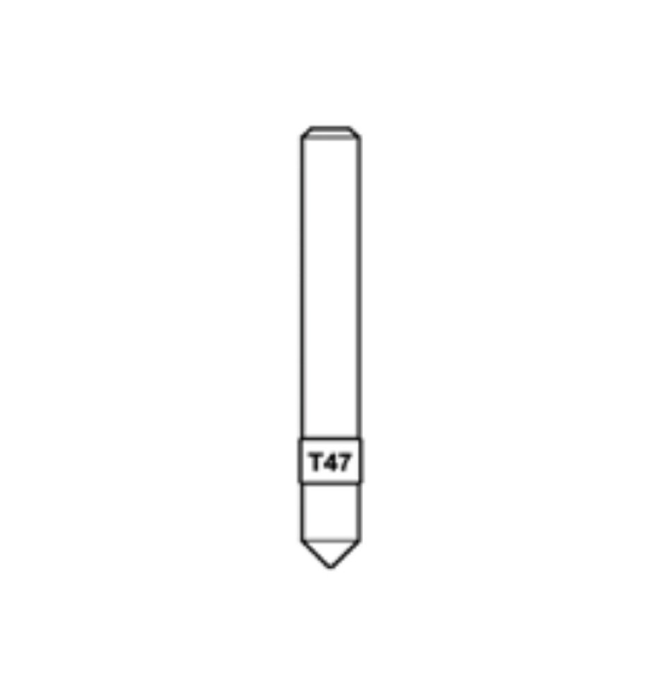 SILCA D740375ZB TASTATORE T47(PUNZONATE) P/DUPL. MATRIX