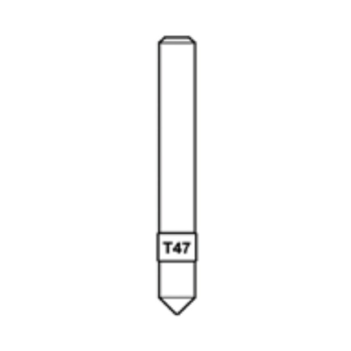 SILCA D740375ZB TASTATORE T47(PUNZONATE) P/DUPL. MATRIX