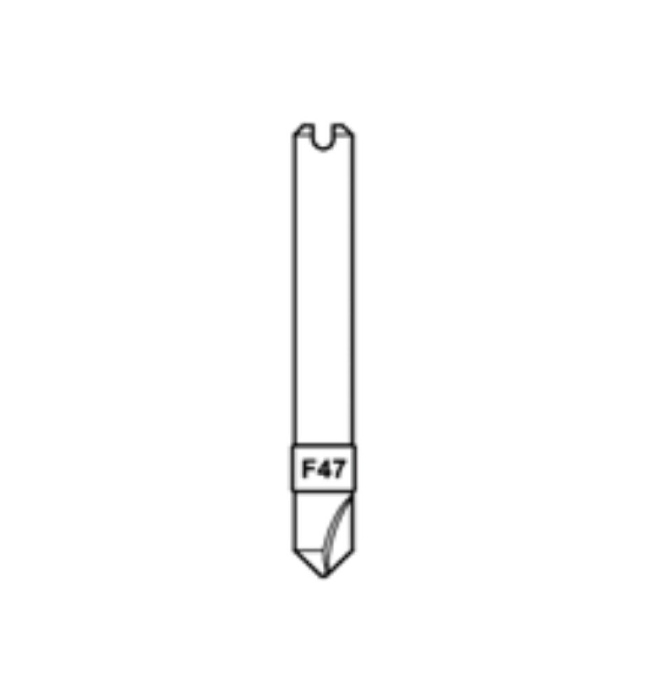 SILCA D740451ZB FRESA F47 (PUNZONATE) P/DUPL. MATRIX
