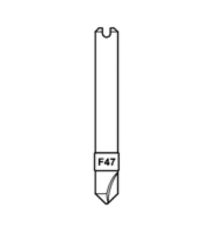 SILCA D740451ZB FRESA F47 (PUNZONATE) P/DUPL. MATRIX