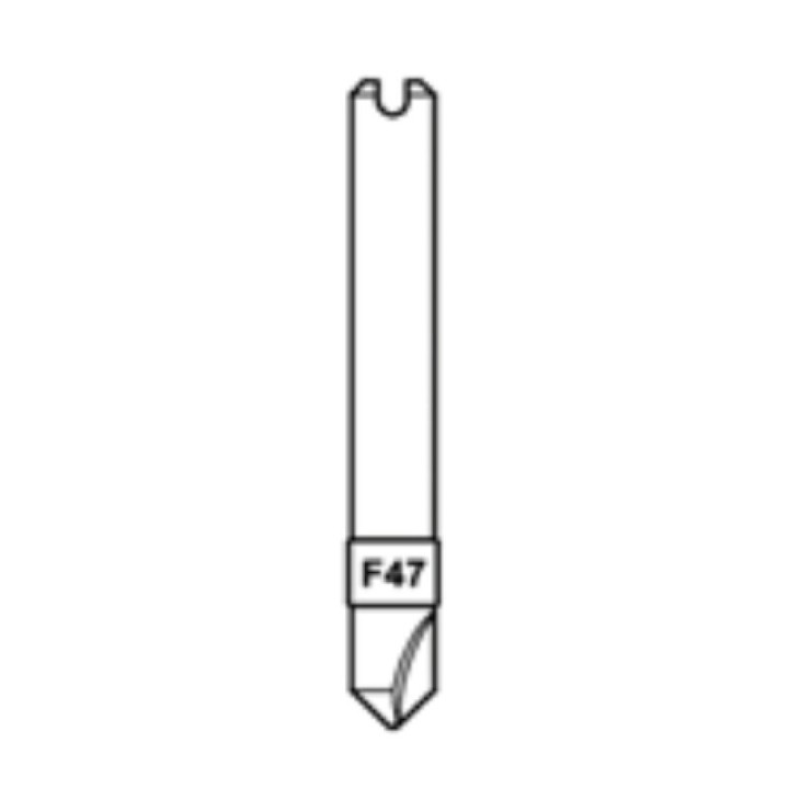 SILCA D740451ZB FRESA F47 (PUNZONATE) P/DUPL. MATRIX