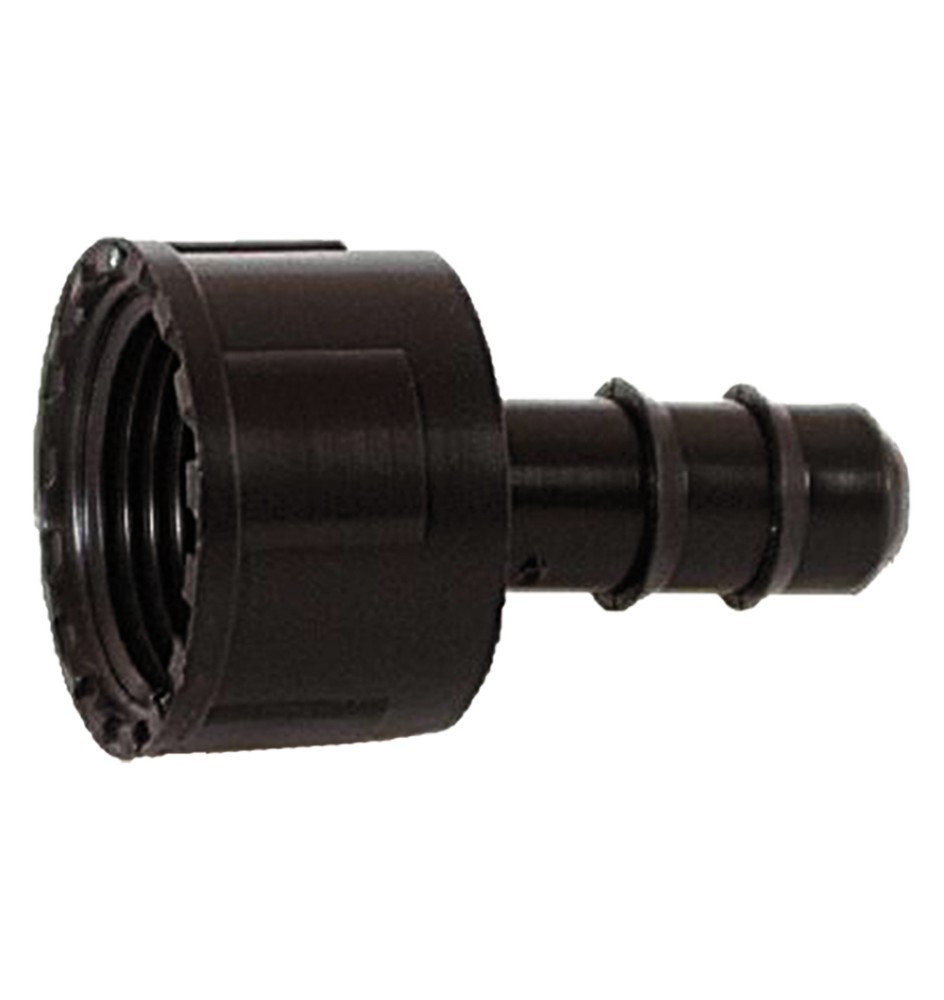 RACCORDO PORTAGOMMA CON GHIERA FEMMINA ø 16 x 3/4