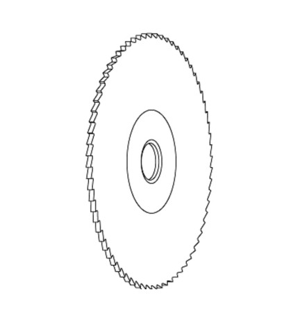 SILCA D704784ZB FRESA P/DUPL. DOPPIA MAPPA 80X1,5X22 WIDIA