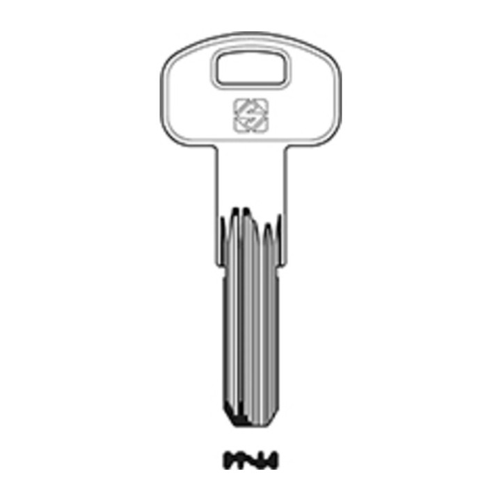 SILCA SCM5R CHIAVE PUNZONATA OTTONE