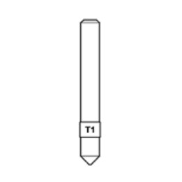 SILCA D740367ZB TASTATORE T1(PUNZONATE) P/DUPL. MATRIX