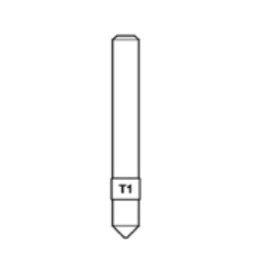 SILCA D740367ZB TASTATORE T1(PUNZONATE) P/DUPL. MATRIX