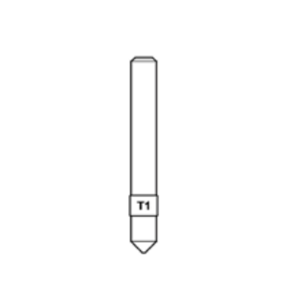 SILCA D740367ZB TASTATORE T1(PUNZONATE) P/DUPL. MATRIX