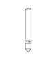SILCA D740342ZB TASTATORE T70(MOTTURA) P/DUPL. MATRIX