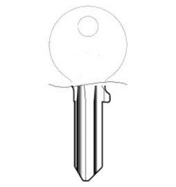SILCA CS204DZ CHIAVE PROFILO SILKY OTTONE