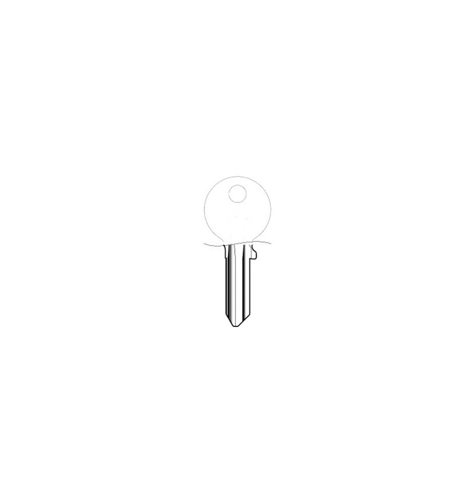 SILCA CS204DZ CHIAVE PROFILO SILKY OTTONE