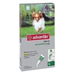 ANTIPARASSITARIO 'ADVANTIX SPOT-ON'  4 kg - 6 pipette ml 0,4