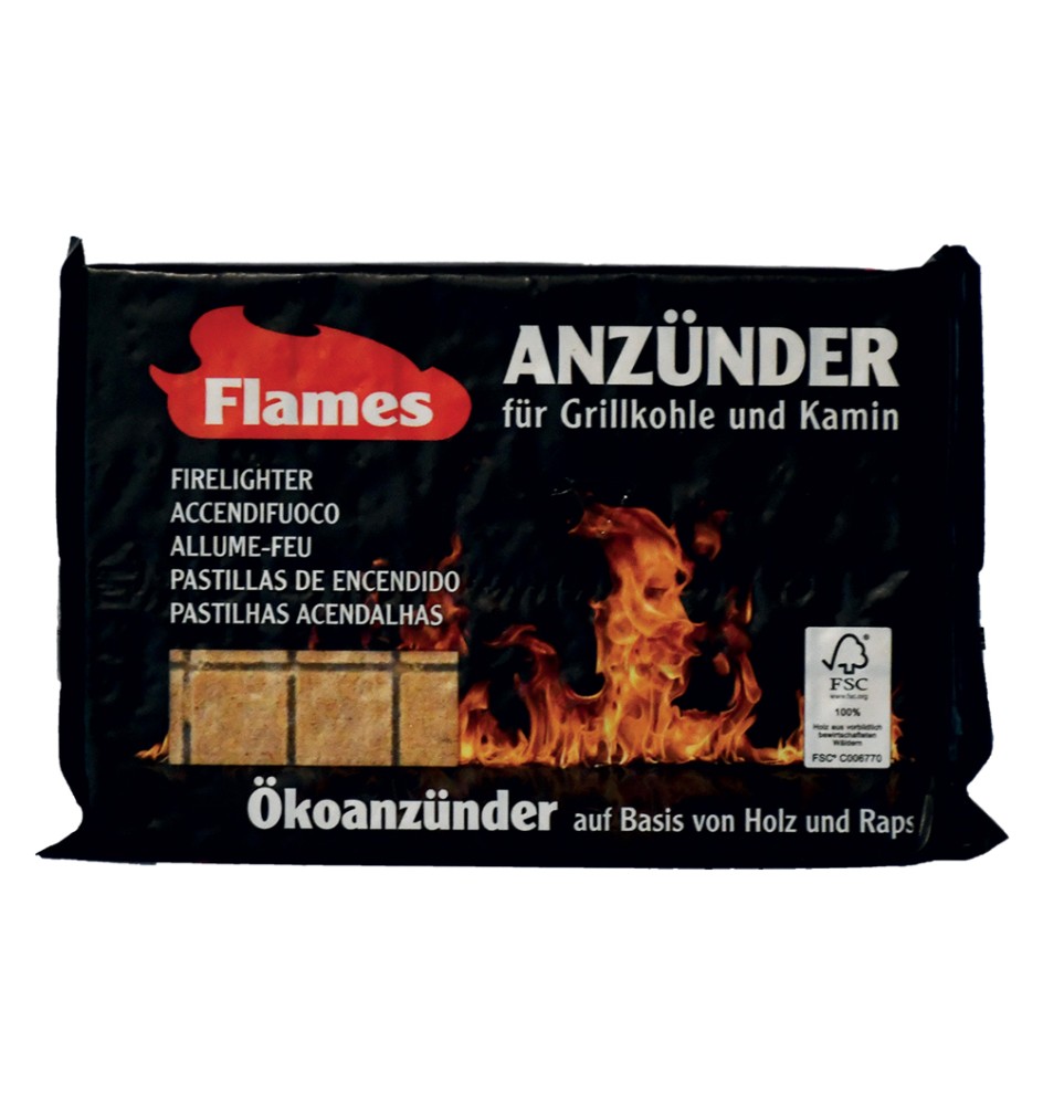 ACCENDIFUOCO ECOLOGICO 'FLAMES' 32 cubi