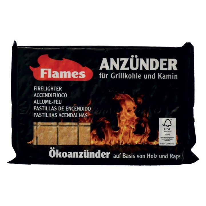 ACCENDIFUOCO ECOLOGICO 'FLAMES' 32 cubi