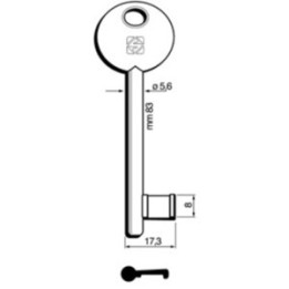 SILCA 6P3S CHIAVE PATENT DISP BRONZATA