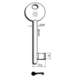 SILCA 6P3S CHIAVE PATENT DISP BRONZATA